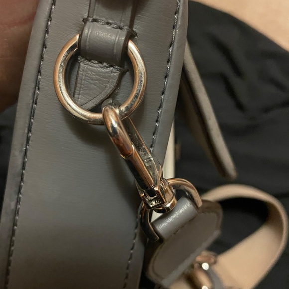 Genuine Michael Kors purse from Macy’s. It’s 2 shades of gray and white. Square. - Picture 4 of 10